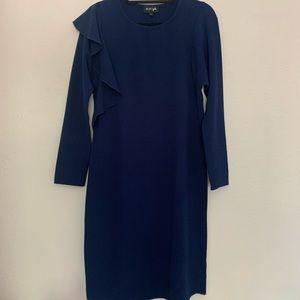 Wukogals | Navy Midi Dress